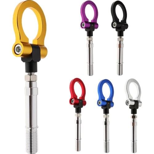 Aluminum Alloy Front Rear Bumper Racing Tow Hook for Mazda 3 2014-2016