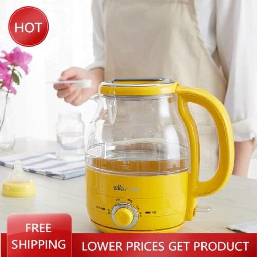 Electric Kettle Tea Pot Flask Coffee Pot Hot Water Tourist Camping Kettle Glass Whistle Hervidor Agua Electrico Glass Teapot