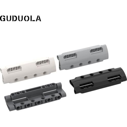 Guduola Curved Panel 11x3 with 10 Pin Holes 11954 MOC Bricks Building Block Parts for Children 10pcs/lot