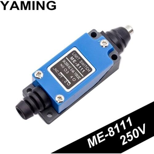 Momentary Micro Switches Directly Pressure Plunger Type Limit Switch ME -8111 1NO 1NC SPDT Short Spring Plunger Mini (2PCS)