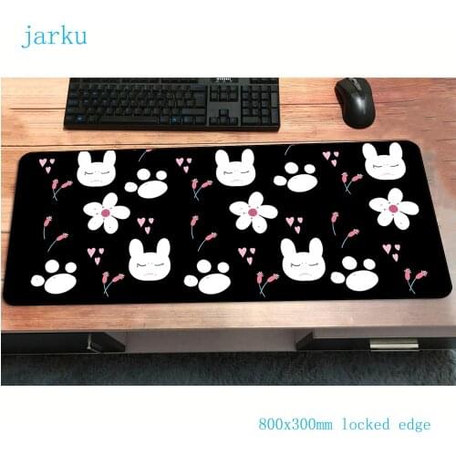 Rabbit cute mouse pad gamer Fashion 800x300x2mm notbook mouse mat gaming mousepad large Kawaii pad mouse desk padmouse mats