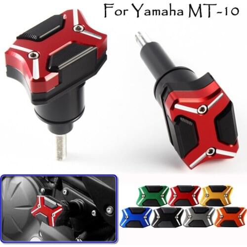 MT-10 CNC Aluminum Frame Sliders Crash Pad Protector Guard Motorcycle for Yamaha