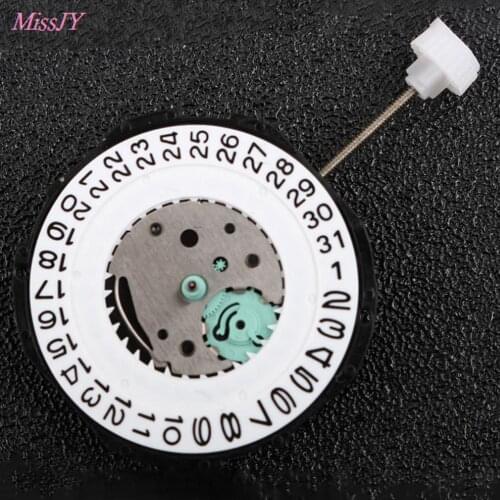 1Pc Replacement Quartz Round Watch Movement Date Display Watch Repair Tool Kit