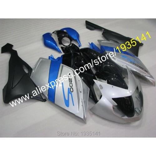 Newest Faring For BMW K1200S 2005 2006 2007 2008 Sportbike Parts K1200S 05 06 07 08 Silver Black Blue Body kit K 1200S