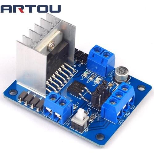 10pcs L298N Dual Bridge DC stepper Controller Motor Driver module Board for arduino DIY Car Robot