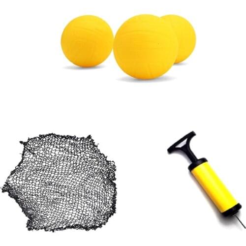 Spike Game Replacement Balls Including 9Cm Training Ball With Net And Pump