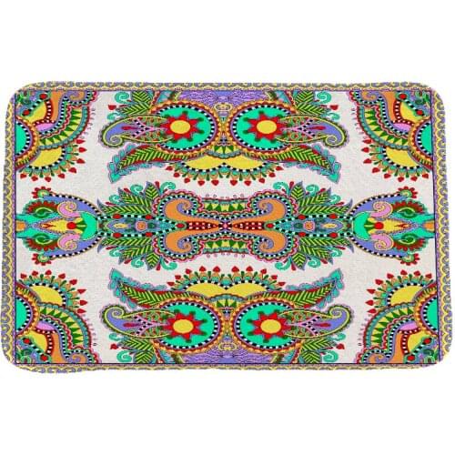 Ethnic Style National Customs Rug Hallway Carpets and Rugs for Bedroom Living Room Carpet Kitchen Bathroom Anti-Slip Floor Mats