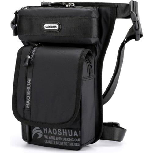 Men Outdoor Waterproof Drop Leg bag Thigh Hip Bum Beltleg Fanny Pack Waist Travel Riding Motorcycle Sling Crossbody Shoulder Bag