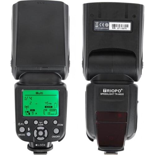 TRIOPO TR-982III/C 2.4G TTL 1/8000 Wireless Master Slave Flash Speedlite for Canon SLR Camera right light speedlight