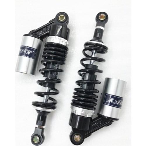 RFY 1pair 11.4 "290mm motorcycle air shock absorber rear suspension Yamaha Honda Kawasaki black and silver
