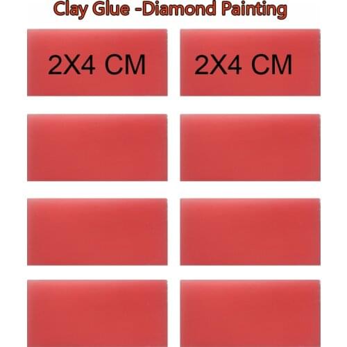 2.*4 cm 10 glue Diamond Painting Tool Clay Glue Mud Diamond Embroidery Tool Glue for square and round drill Accessories