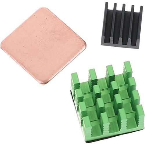 3 Model B Aluminum Heat Sink Raspberry Pi Rpi Cooling Cpu Copper Heat Sink Instrument Part & Accessories