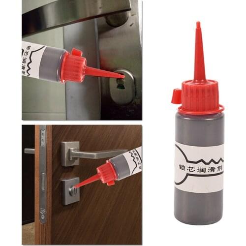 60ml Car Lock Lubricating Lead Powder Door Lock Core Lubricant Lubricating Graphite Powder Lock Repair Tool For Car Maintenance