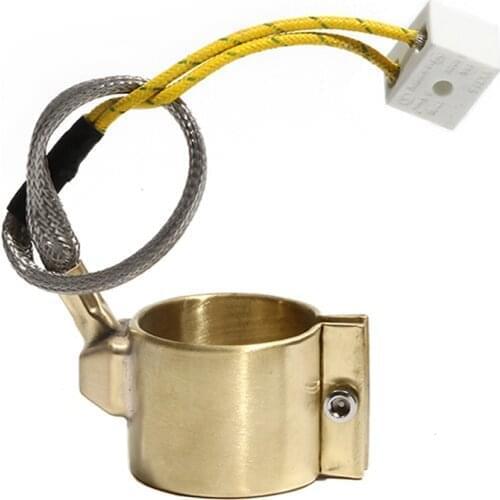 85mm Inner Diameter 30~40mm Height Brass Band Heater 110V/220V/380V 350W/420W/480W Electric Heating Ring for Extruder