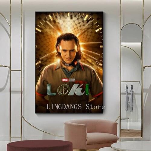 5D DIY Diamond Painting Marvel 2021 Loki Season 1 Hit TV Series Propaganda Diamond Mosaic Embroidery Cross Stitch Art Home Decor