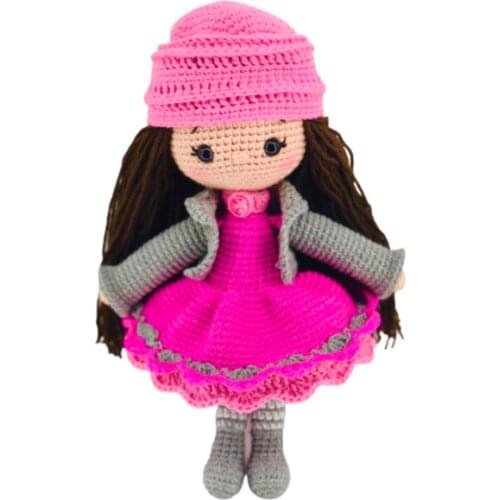 Amigurumi Organic Mesh Toy Girl Baby