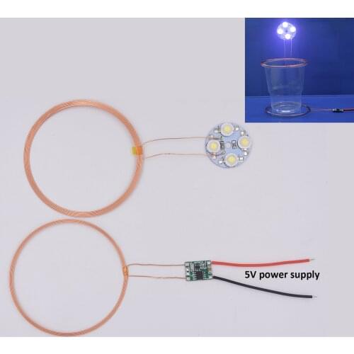 110mm long-distance wireless charging USB wireless power supply module DIY Electronic Fans