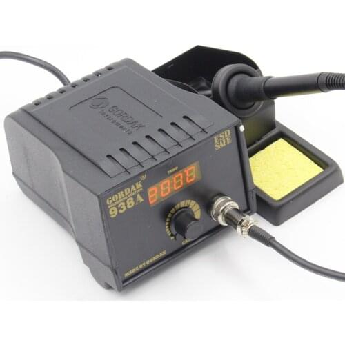 Gordak 938A ESD safe LED display constant temperature 60W electronic solder iron Tweezers solder wire welding tools