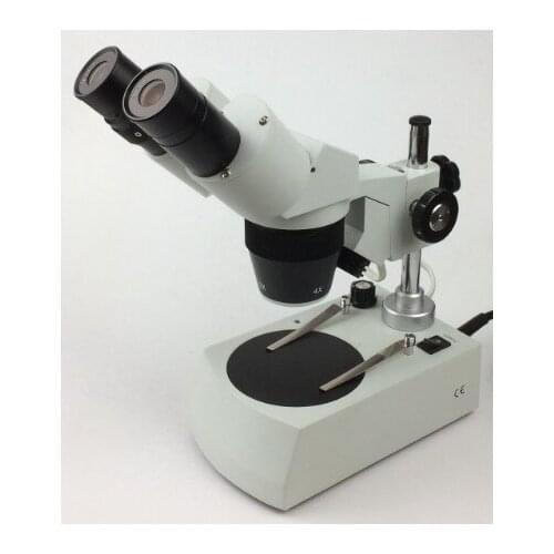 20x/40x 10x/30x 10x/20x Binocular Stereo Microscope WF10x WF20x Eyepieces 1x 2x 3x 4x Objectives Upper/Lower Halogen Lighting