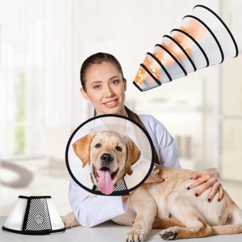 Prevent Licking Pet Grooming Cover Accessories for Large Dogs Postoperative Puppy Big Dog Cone of Shame Collar mascotas Supplies