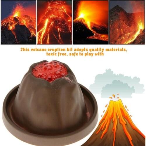 Kids DIY Science Exploring Toys Small Chemistry Learning Toys Educational Volcano Eruption Physical Chemical Experiment Kit Gift