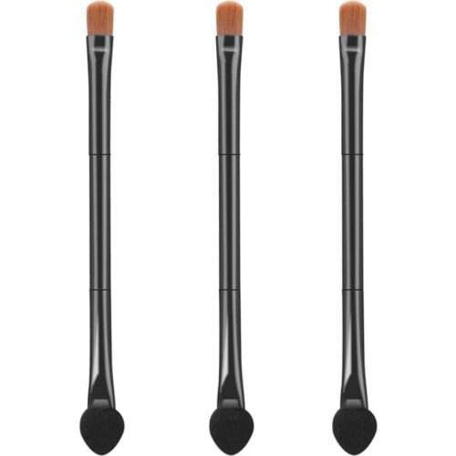 Double-headed Eyeshadow Brushes Sponge Head Eye Shadow Makeup Brushes Cosmetic Brush Tools