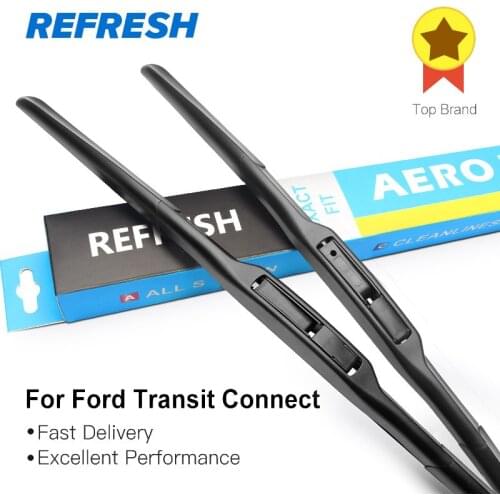 REFRESH Wiper Blades for Ford Transit Connect Fit hook / pinch tab Arms