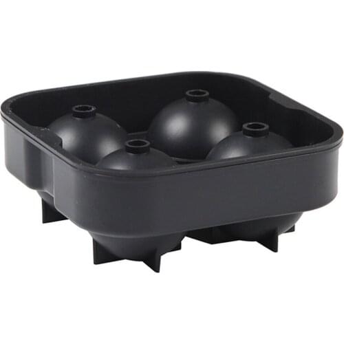 Four Ice Hockey KitchenTray With A Lid Box Mizixin Xuan Cake Whisky Mixers Red Wine Silicone Mold