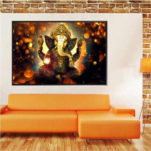 SPLSPL Hindu Wall art Canvas Shiva Hindu Gods Posters And Prints Religion Wall Art Decorative Pictures For Living Room Decor