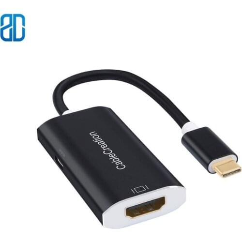 USB C to HDMI with Charging, USB Type C to HDMI 4K with 65W PD, Compatible with MacBook Pro 2019/2018/, iPad Pro 2019/2018