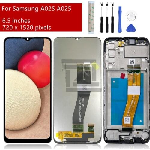 For Samsung Galaxy A02S LCD Display A025 Touch Screen Digitizer Assembly A025F A025G A025M replacement+tools 6.5"