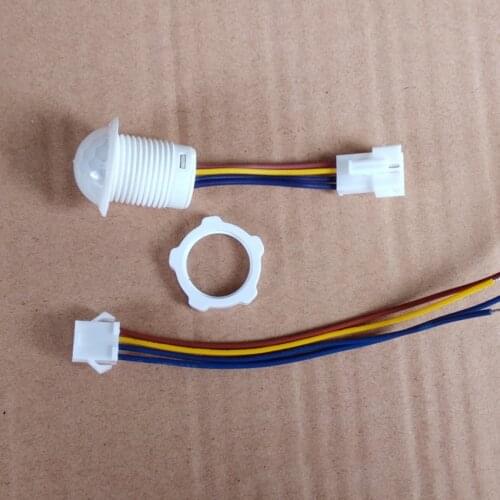 1 SET 120 Degree PIR Motion Sensor Light Switch Intelligent Human Body Infrared Sensor Switch Small Induction Probe Switch