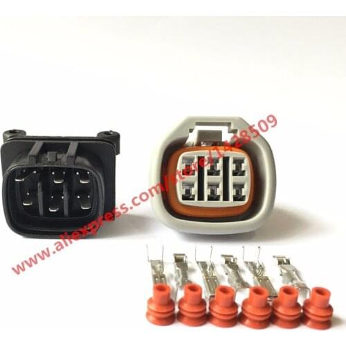 10 Sets Sumitomo 6 Pin 1JZ-GTE 2JZ-GTE IAC Accelerator Throttle Pedal Connector 6189-0029 For Toyota Suzuki ECU ICM Ignitor