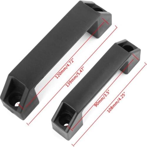 2pcs Plastic Door Handle Home Cabinet Drawer Cupboard Gate Pulls Knob Furniture