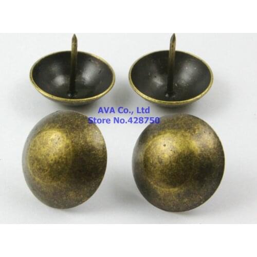 20 Pieces 30x25mm Antique Brass Big Upholstery Tacks Nails