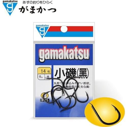 3PCs/package Fish Hook Gamakatsu Xiaoji Black Fish Hook With Barbed Hook Big Hook Original Imported Gamakatsu Hook