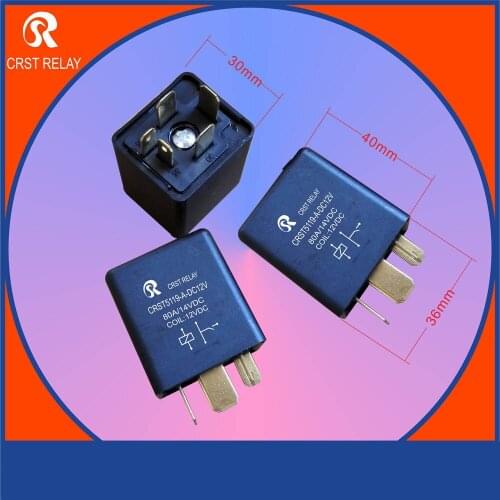 CRST5119 12V Auto Relay 80A Constant Open Single Throw Single Throw SPST HG5119