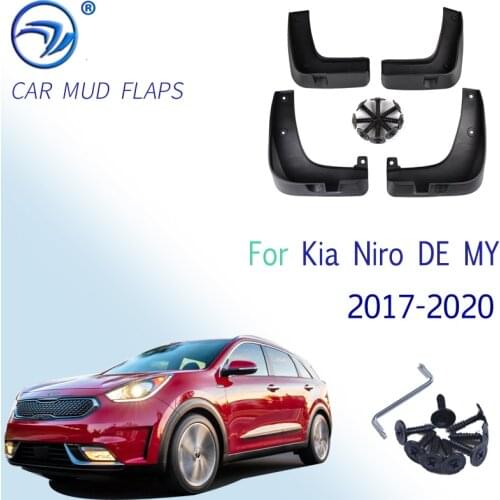 4pcs Mudflaps For Kia Niro DE MY 2017 2018 2019 2020 Mud Flaps Splash Guards Mudguards Mud Flap Front Rear Fender Protector