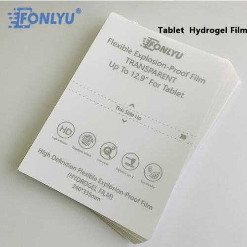 FONLYU 30pcs Hydrogel Film For Samsung Galaxy Tab A7 Tablet laptop Screen Proctector Skin Film Cutting Machine Hydrogel Plotter