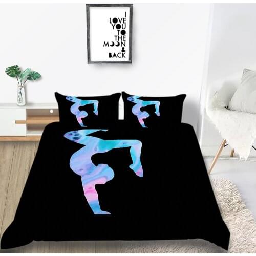 Thumbedding Gymnastic Bedding Set For Girls Fantasy Soft 3D Duvet Cover King Queen Twin Full Single Double Unique Design Bed Set