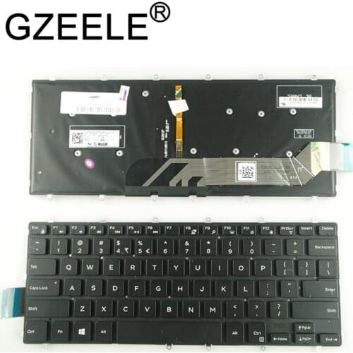 GZEELE New English Laptop Backlit keyboard for Dell Inspiron 15 5568 7569 7579 7378 7368 2-in-1 13-5000 5368 5378 with backlight
