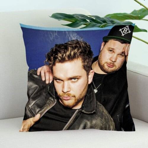 Royal Blood Pillow Cover Bedroom Home Office Decorative Pillowcase Square Zipper Pillow Cases Satin Soft