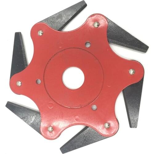 Garden Lawn Mower Blade Manganese Steel 65mn Gardening Grass Trimmer Brush Cutter Head Hole Diameter 25.4 Mm Tool Accessories