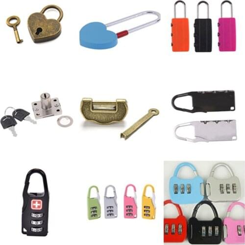 Multi Styles Vintage Old Antique Style Mini Archaize Padlocks Key Lock With key