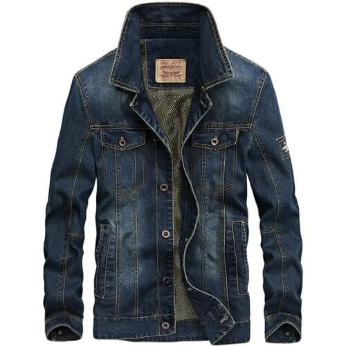 TANG 2019 Men Brand Jacket Slim Fit Denim Coats Male Winter Men Fashion Denim Jacket Mens Fashion Casual Jacket