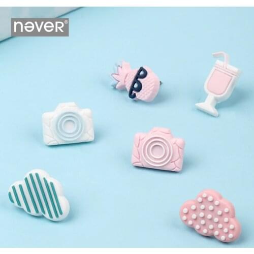 Never Unicorn Macaron Color Thumbtack PVC pretty Corkboard push pins Cute Kawaii Home Office decorative Pushpins Gift Stationery
