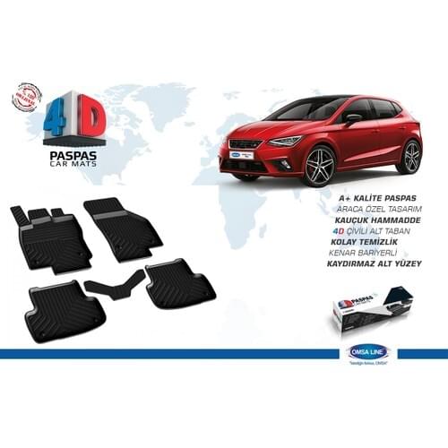 Omsaline Fit For Seat Leon lll 4D Black (After 2013)