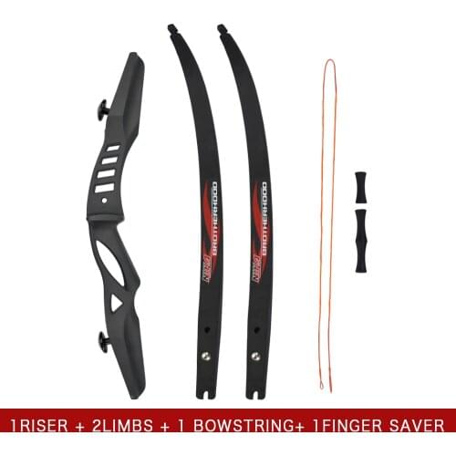 60" Recurve Bow ILF Limbs 15-25lbs Hunting Shooting Youth Practise Archery Bow Outdoor