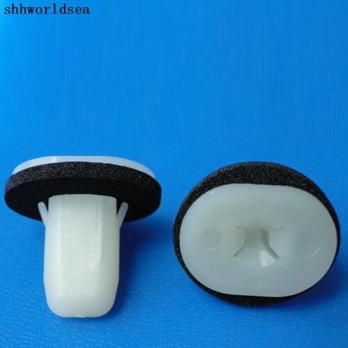 Shhworldsea 100pcs Nylon Original Screw Auto Plastic Clips fFor Mazda For Japanese Car