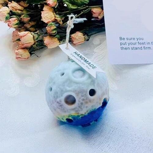 Planetary Candle Silicone Mold Simulation Moon Model Silicone Mold Candle Mold Asteroid Design Scented Candle Making